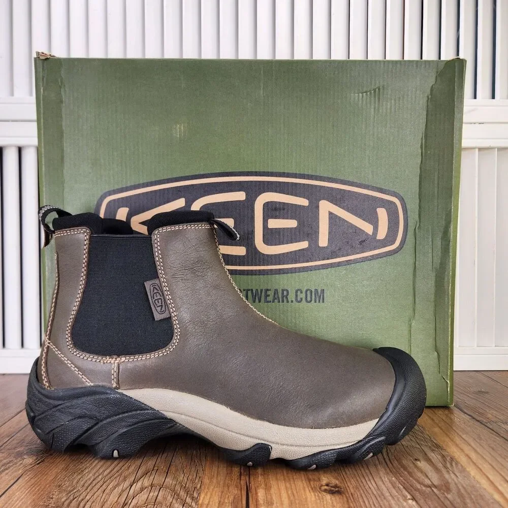 Keen Targhee II Chelsea Boots Men's 11.5 Brown Leather Ankle Hiking Work 1025868